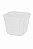 Cachepô Floreira Plástico Colibri 2,25 Litros 17 cm Branco - Imagem 1