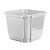 Cachepô Floreira Plástico Colibri 4,74 Litros 22 cm Branco - Imagem 1
