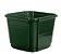 Cachepô Floreira Plástico Colibri 4,74 Litros 22 cm Verde Escuro - Imagem 1