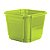 Cachepô Floreira Plástico Colibri 4,74 Litros 22 cm Verde Claro - Imagem 1