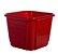 Cachepô Floreira Plástico Colibri 4,74 Litros 22 cm Vermelho - Imagem 1