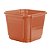 Cachepô Floreira Plástico Colibri 4,74 Litros 22 cm Terracota - Imagem 1
