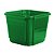 Cachepô Floreira Plástico Colibri 4,74 Litros 22 cm Verde Bandeira - Imagem 1