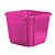Cachepô Floreira Plástico Colibri 4,74 Litros 22 cm Pink - Imagem 1