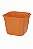 Cachepô Floreira Plástico Colibri 21,36 Litros 35 cm Laranja - Imagem 1