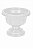 Cachepô Taças Plástico Colibri 4,89 Litros 26 cm Branco - Imagem 1