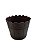 Cachepô Tina Plástico Colibri 1,65 Litros 17 cm Tabaco - Imagem 1