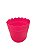 Cachepô Tina Plástico Colibri 1,65 Litros 17 cm Pink - Imagem 1