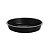 Prato Plástico Para Vaso 15 cm Preto - Imagem 1