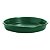 Prato Plástico Para Vaso 17 cm Verde Escuro - Imagem 1