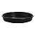 Prato Plástico Para Vaso 17 cm Preto - Imagem 1