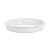 Prato Plástico Para Vaso 20 cm Branco - Imagem 1
