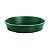 Prato Plástico Para Vaso 24 cm Verde Escuro - Imagem 1