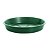 Prato Plástico Para Vaso 28 cm Verde Escuro - Imagem 1