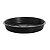 Prato Plástico Para Vaso 28 cm Preto - Imagem 1