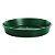 Prato Plástico Para Vaso 31 cm Verde Escuro - Imagem 1