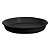 Prato Plástico Para Vaso 33 cm Preto - Imagem 1