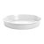 Prato Plástico  Para Vaso  37 cm Branco - Imagem 1