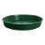 Prato Plástico Para Vaso 37 cm Verde Escuro - Imagem 1