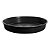 Prato Plástico Para Vaso 37 cm Preto - Imagem 1