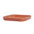 Prato Plástico para Floreira Quadrado 26 cm Terracota - Imagem 1