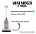 Mini Mixer C/ Base Misturador De Bebidas Shake Leite Clink - Imagem 2
