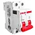 Disjuntor Bipolar 2 Polos 63A Din Curva C 3Ka Sdd62c63 Steck - Imagem 2