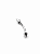Barbell curvo spike 12mm - Imagem 1