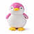 PINGUIM DE PELÚCIA FOFINHO 23 CM (ROSA BARBIE) MINISO - Imagem 1