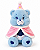 URSOS CARINHOSOS PELÚCIA 30CM URSINHO AZUL CARE BEARS MINISO - Imagem 1