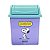 LIXEIRA DE MESA COLEÇÃO SNOOPY COLORFUL VINTAGE MINISO - Imagem 1