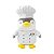 PELUCIA PINGUIM  - COZINHEIRO ITALIANO - Imagem 1