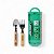 Estojo Com Talheres Minecraft Infantil Original Miniso - Imagem 1