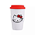 Copo de Cerâmica Tampa de Silicone Hello Kitty Sanrio Miniso - Imagem 1