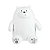Pelúcia We Bare Bears Polar Fofo Urso Sem Curso Miniso - Imagem 1