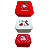 Kit 3 Potes Marmitinha Lancheira Hello Kitty  Sanrio Miniso - Imagem 1