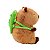 Pelúcia Capivara Sentada com Mochila de Crocodilo Super Fofa - Imagem 2