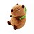 Pelúcia Capivara Sentada com Mochila de Crocodilo Super Fofa - Imagem 4
