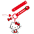 Cordão Alça para Celular Hello Kitty Sanrio Miniso Original - Imagem 1