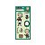 ADESIVOS TRANSPARENTES COLEÇÃO ONE PIECE MINISO . - Imagem 3