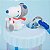 Copo Snoopy Explorador Espacial Miniso Com Alça Infantil - Imagem 3