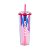 Copo de Plástico Snoopy Miniso Canudo Parede Dupla 800ml - Imagem 2