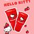 Copo Hello Kitty BPA Free Original Sanrio Miniso - Imagem 2