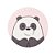 ALMOFADA PARA ASSENTO MODELO URSOS SEM CURSO PANDA COR ROSA - Imagem 1