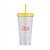 COPO TUMBLER COM CANUDO SÉRIE MARVEL THOR 420ml. - Imagem 3