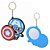 Chaveiro De Espelho Marvel Captain America Miniso Original - Imagem 1