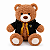 URSO HARRY POTTER LUFALUFA 25CM LICENCIADO ORIGINAL MINISO - Imagem 1
