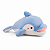 GOLFINHO AZUL PELUCIA MINISO 60CM - Imagem 1