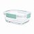 POTE VIDRO RETANGULAR 640ML MINISO - Imagem 1
