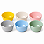 CONJUNTO DE TIGELA MULTICOR 6 UNIDADES MINISO - Imagem 1